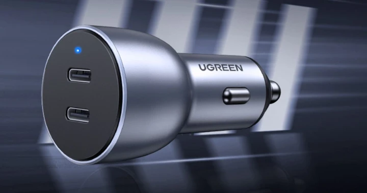 Caricatore auto UGREEN USB-C: comodità e risparmio a 18 euro