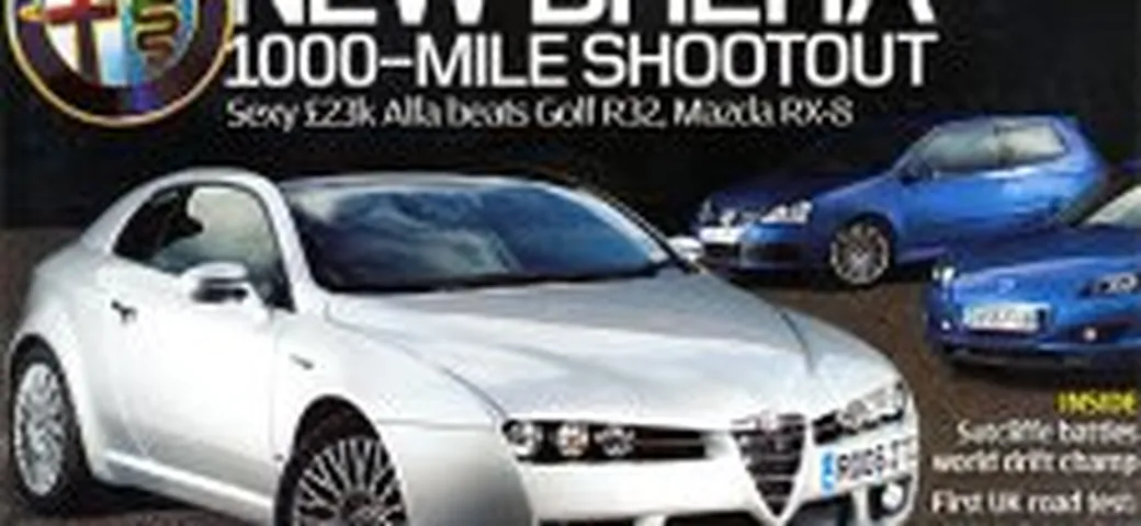 Autocar - Brera batte Golf R32 e e Mazda RX-8
