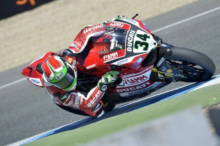 SBK Jerez 2014, Giugliano 5° nel Day-1: 