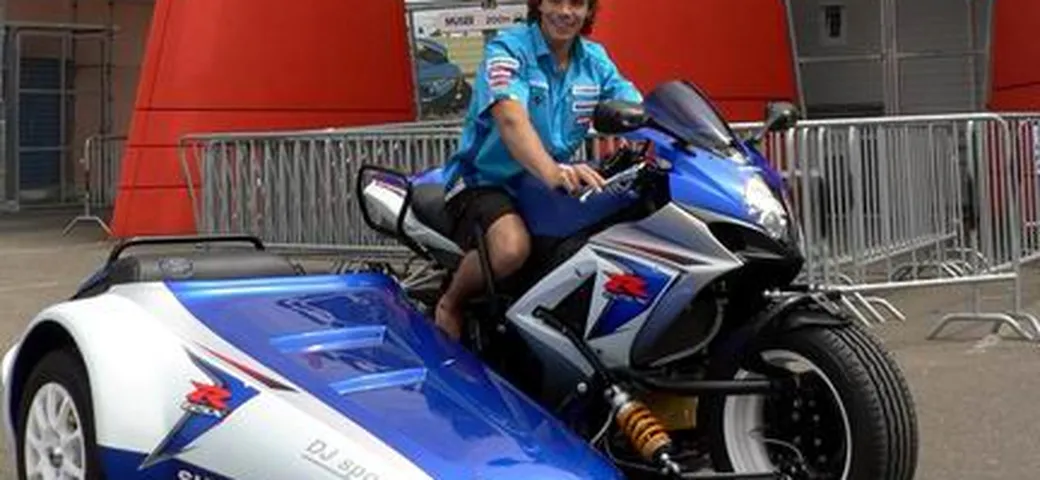Foto del giorno: scoop Suzuki MotoGP 2009