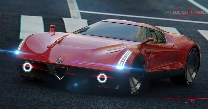 Alfa Romeo: LEA, rendering per un'auto da sogno