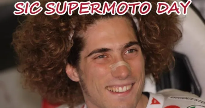 Rossi e Biaggi al "Sic Supermoto Day"