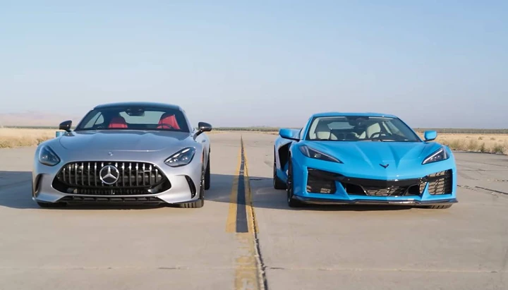 Chevrolet Corvette C8 Z06 vs Mercedes-AMG GT 63: U-Drag stellare | Video