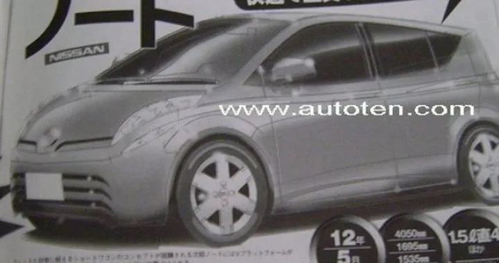 Nissan Note: debutterà nel 2012 sulla piattaforma della nuova Micra