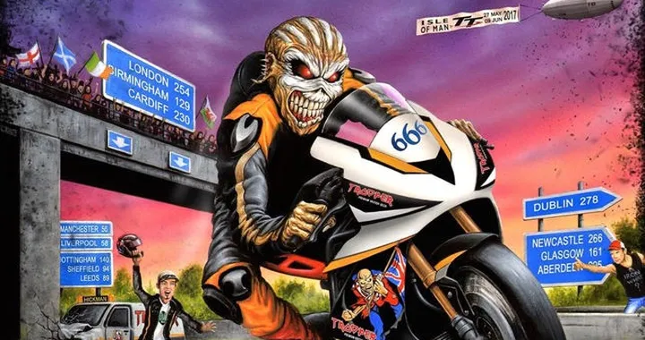 Iron Maiden: omaggio all’Isle of Man TT