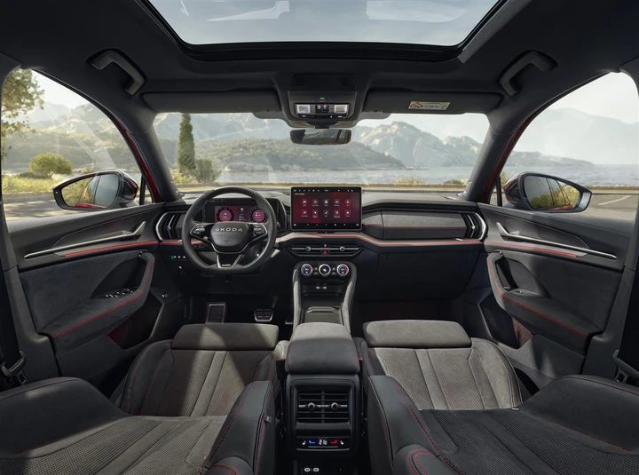 Skoda Kodiaq RS 2025 interni