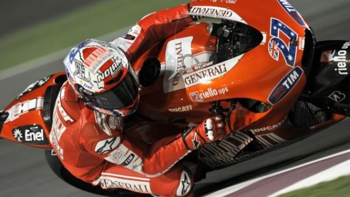 MotoGP: Stoner commenta la caduta, 