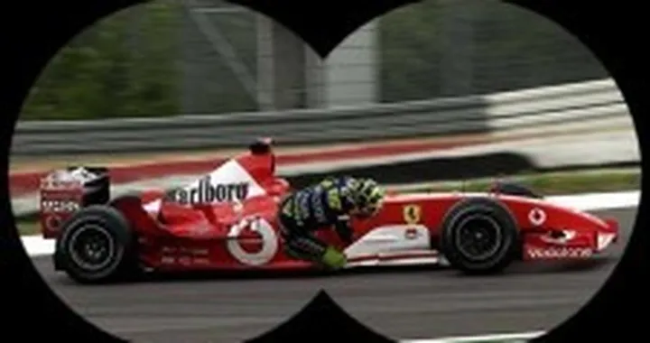 Valentino Rossi: test a Valencia con la Ferrari