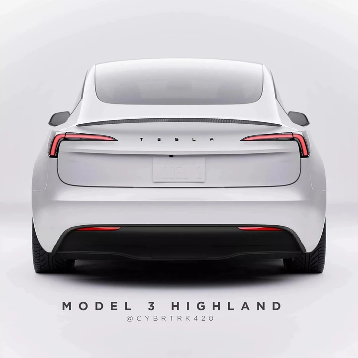 Tesla Model 3 restyling