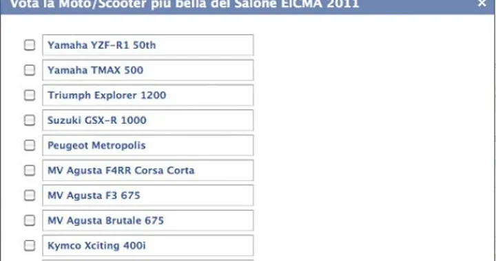Vota la moto/scooter più bella del Salone Eicma di Milano 2011