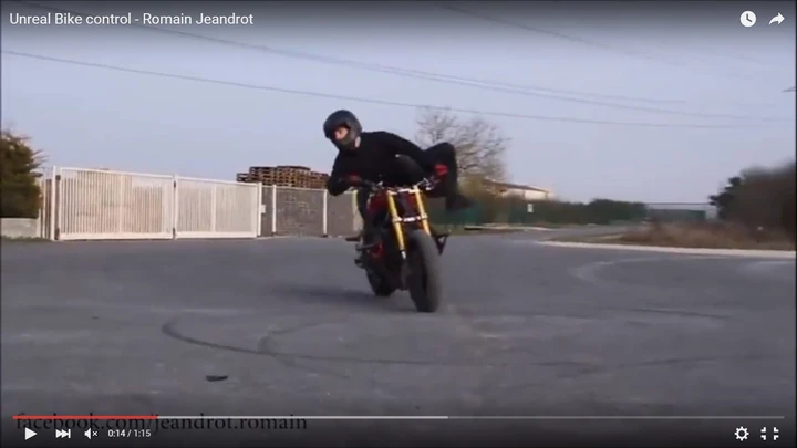 Gli incredibili funambolismi in moto di Romain Jeandrot [Video]