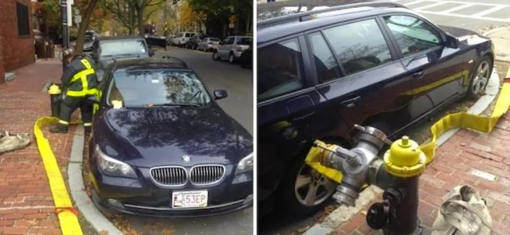Mai parcheggiare vicino ad un idrante