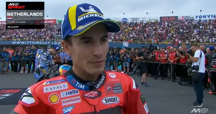 Marc Márquez, l’eroe di Assen: vince la Sprint dopo un incidente da brividi