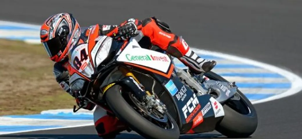 Test WSBK, Michel Fabrizio primo pilota Aprilia