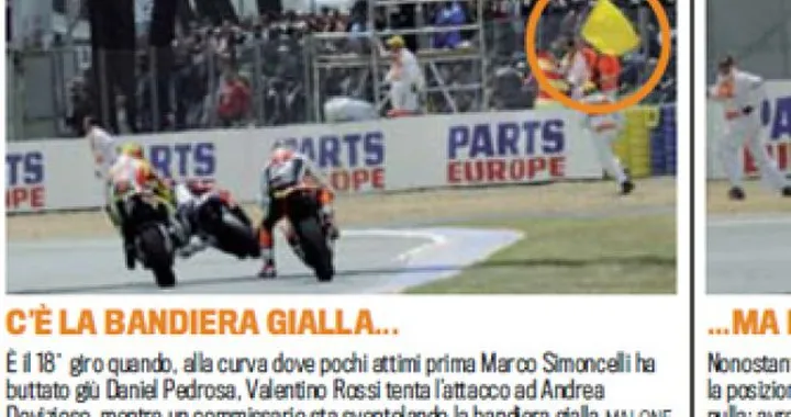 MotoGP nel caos, anche Rossi andava sanzionato?