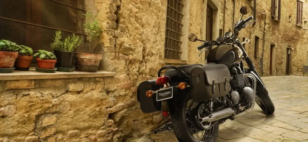 Accessori Triumph: borse Waxed Bags per Bonneville e T100