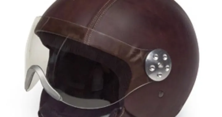 AG Spalding & Bros ritorna sul mercato con il casco jet Leather Eyeshade Helmet