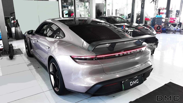Porsche Taycan by DCM: svelato il kit aerodinamico in stile GT3