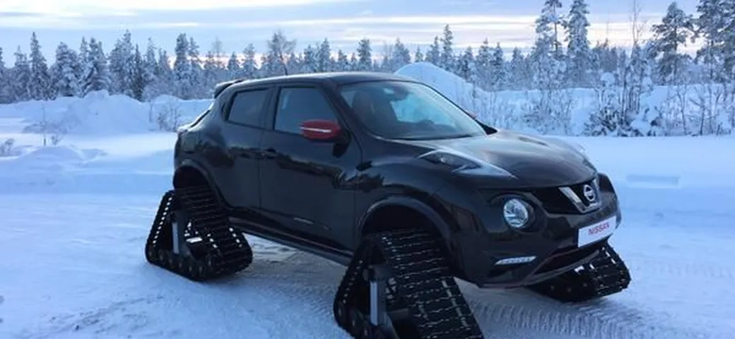 Nissan Juke Nismo RSnow: il crossover monta i cingoli