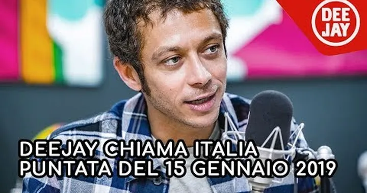 Valentino Rossi ospite a Radio Deejay