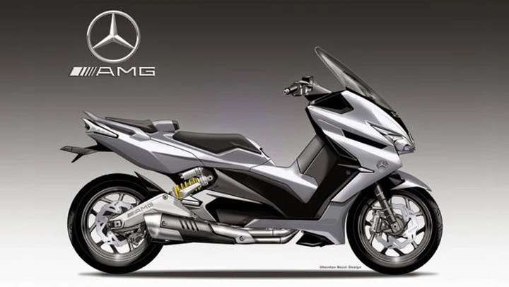 Scooter AMG XTR-1 by Oberdan Bezzi: Mercedes all'assalto di Yamaha e BMW?