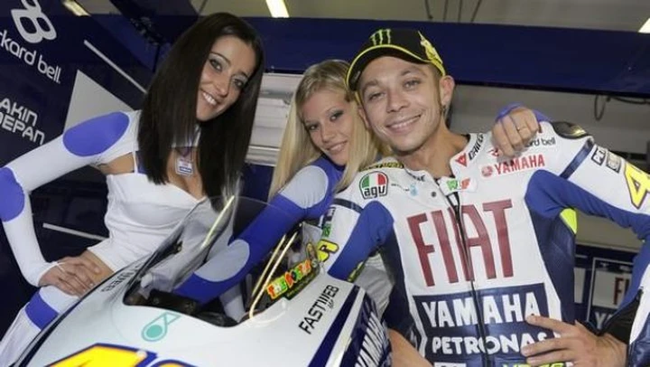 Valentino Rossi in sella alla Ducati già dai test di Valencia
