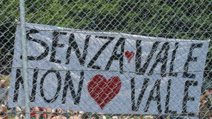 A Valentino Rossi il supporto dei tifosi al Mugello