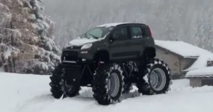 Video Nuova Fiat Panda 4x4: anche Monster Truck