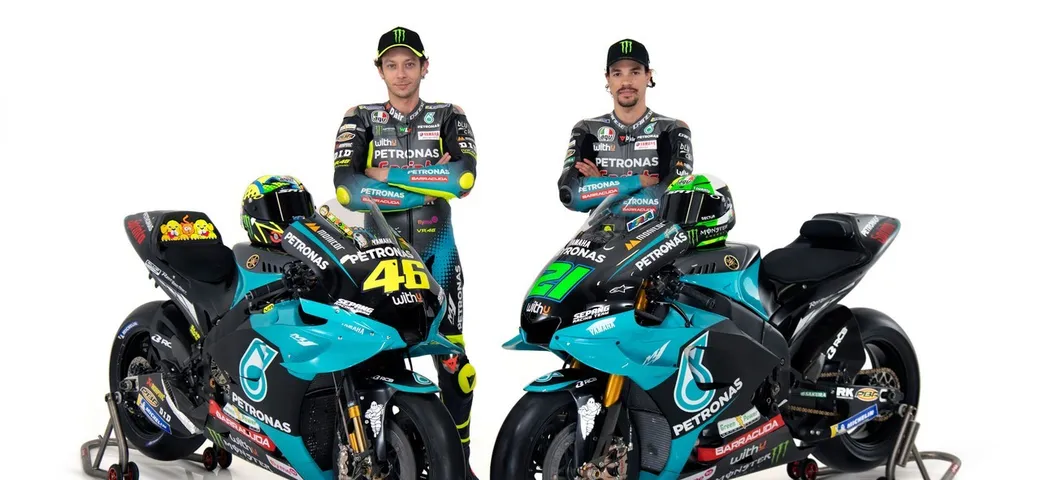 MotoGP 2021: ecco il team Petronas Yamaha di Rossi e Morbidelli