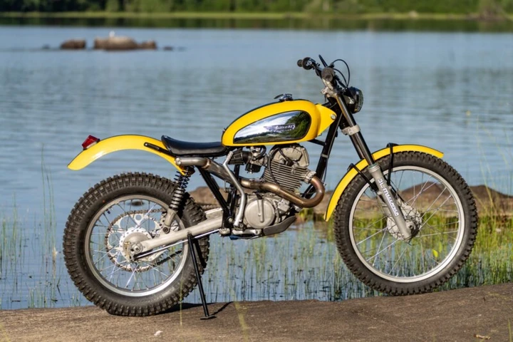 Ducati da trial da 87 kg: il motore 308 cc nasce da una Cagiva Mito