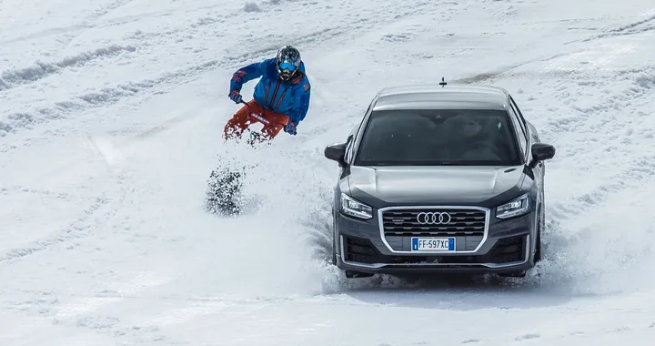 Audi Q2 2.0 TDI Quattro S Tronic Vs Snowscoot [Video]