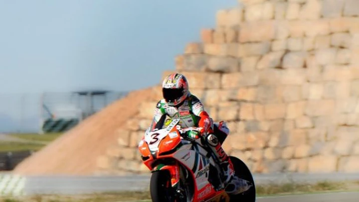 WSBK Test: Max Biaggi il più veloce nella secoda giornata di test ad Aragon. Scassa il più veloce nella Supersport