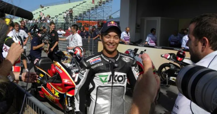 Hiroshi Aoyama in MotoGP nel 2010 con il nuovo team CaffèLatte Honda