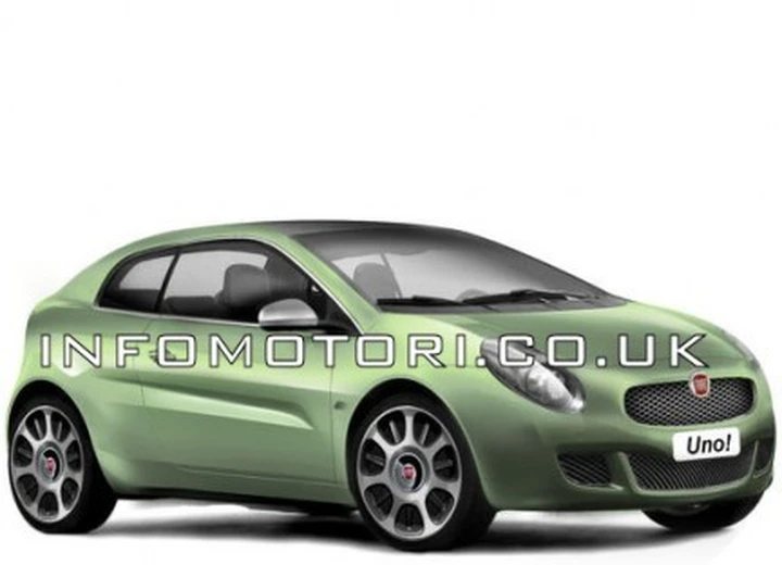 Rendering della Fiat Uno