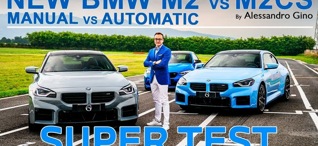 BMW M2 Automatica e Manuale vs M2 CS: Il duello in pista nel video di Alessandro Gino