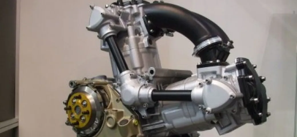 Prototipo di bicilindrico Ducati Mariani a coppie coniche