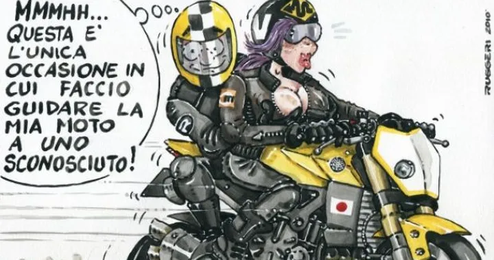 Motociclista marpione