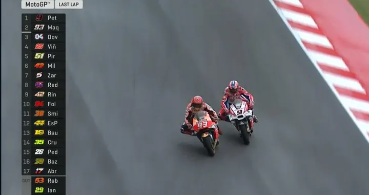 MotoGP, Marquez “brucia” le Ducati di Petrucci e Dovizioso