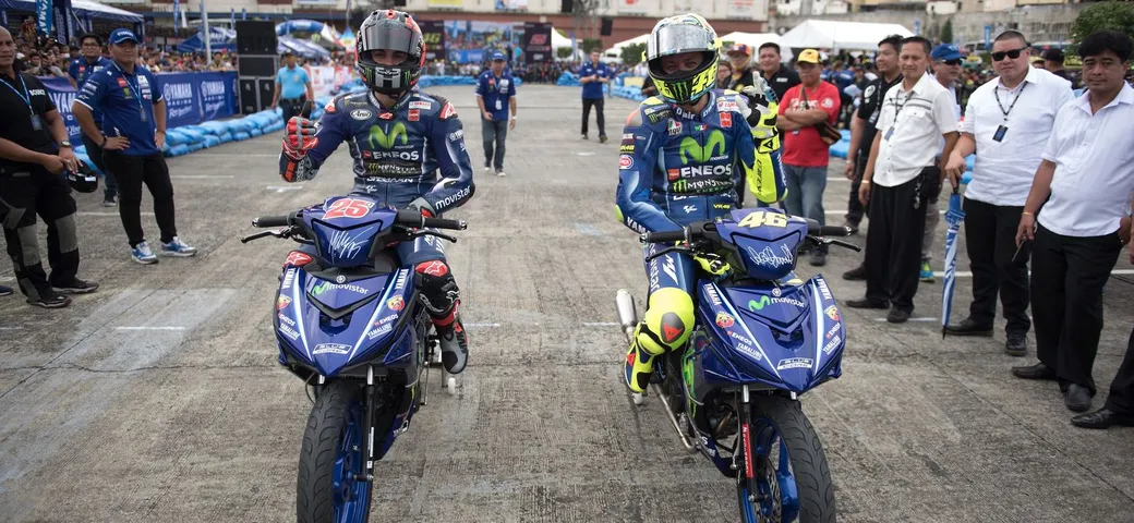 MotoGP: Rossi e Viñales in visita nelle Filippine