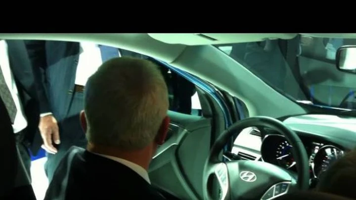 Hyundai i30: la visita allo stand di Fracoforte di Martin Winterkorn di Volkswagen