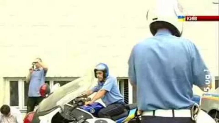 La polizia ucraina in moto può vantare veri piloti scelti?