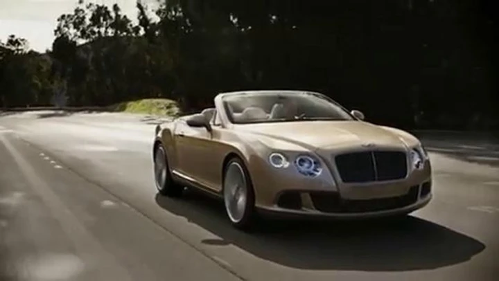 Bentley Continental GT Speed Convertible  in video