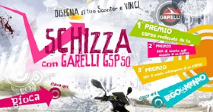 Partecipa a "Schizza con Garelli" e vinci un Garelli GSP 50