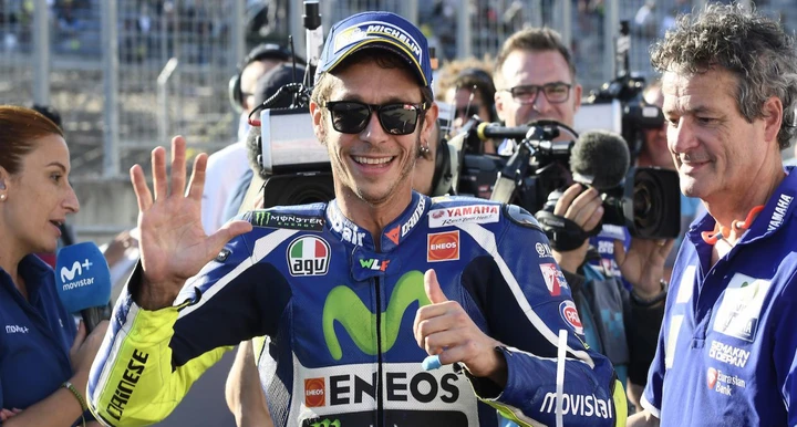 Valentino Rossi in pole a Motegi: 