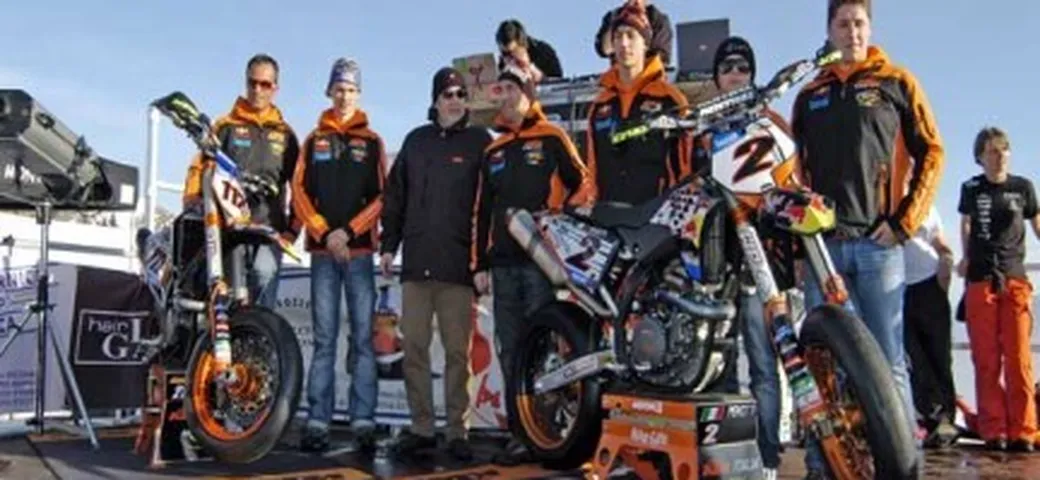 KTM Italia Team Miglio: presentazione tra le nevi
