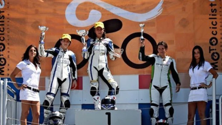 Campionato Italiano Motocicliste: Polita sola davanti a tutte con il record femminile della pista 1.13.1