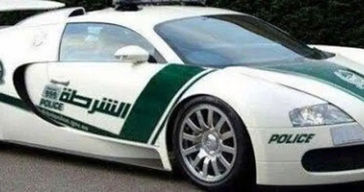 La Polizia di Dubai non avrà nessuna Bugatti Veyron: l'immagine è falsa