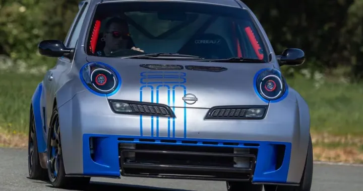 Nissan Micra R, l'utilitaria giapponese sfoggia un poderoso V6