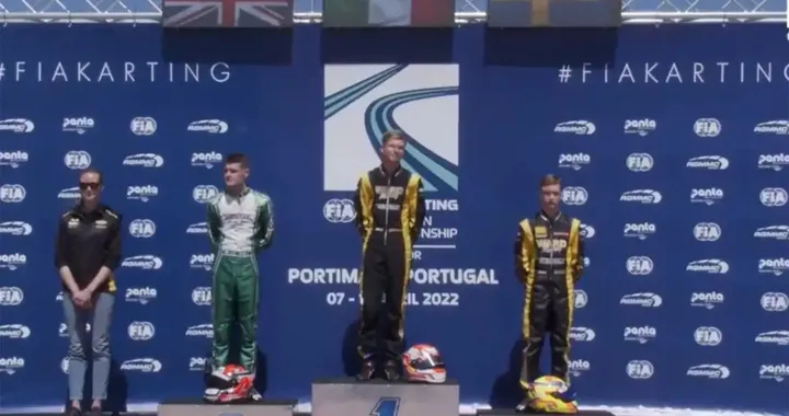 Nel campionato europeo kart un pilota russo 14enne fa il saluto nazista