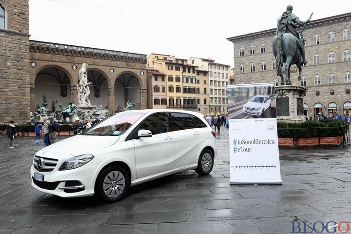 Mercedes #eTour: in giro per l'Italia con la Classe B Electric Drive